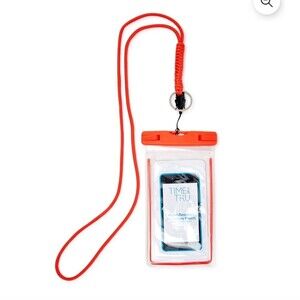 Time and Tru Women’s Water Resistant Phone Pouch Orange